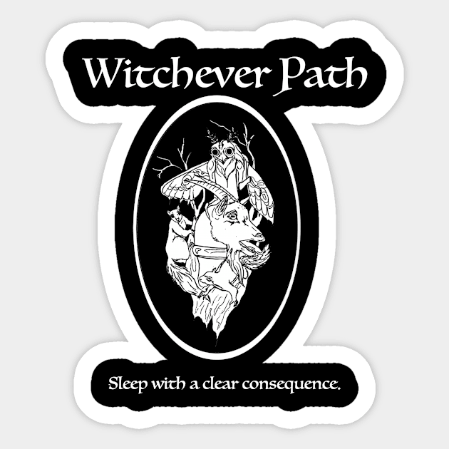 Critter Time Sticker by Witchever Path